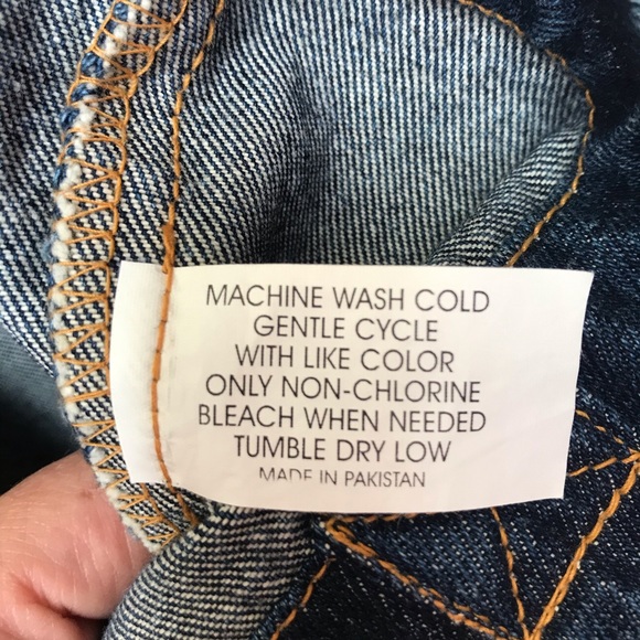 Hand Painted Jean Tote - Picture 5 of 5